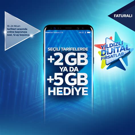 Türk telekom 5 gb internet hediye